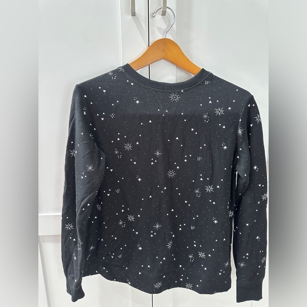 Stars above starry black sweater size small
